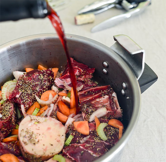 bœuf bourguignon cocotte-minute