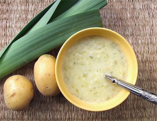 soupe poireaux pommes de terre cocotte minute